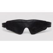Черная плотная маска на глаза Bound to You Faux Leather Blindfold - Fifty Shades of Grey - купить с доставкой в Оренбурге