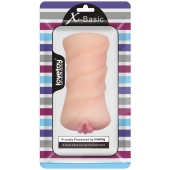 Телесный мастурбатор-вагина X-Basic Pocket Pussy без вибрации - Lovetoy - в Оренбурге купить с доставкой