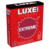 Текстурированные презервативы LUXE Royal Extreme - 3 шт. - Luxe - купить с доставкой в Оренбурге