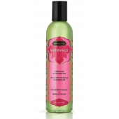 Массажное масло Naturals Strawberry Dreams с ароматом клубники - 236 мл. - Kama Sutra - купить с доставкой в Оренбурге