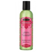 Массажное масло Naturals Strawberry Dreams с ароматом клубники - 59 мл. - Kama Sutra - купить с доставкой в Оренбурге