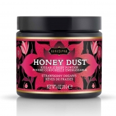 Пудра для тела Honey Dust Body Powder с ароматом клубники - 170 гр. - Kama Sutra - купить с доставкой в Оренбурге