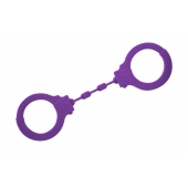 Фиолетовые силиконовые поножи Limitation - Lola Games - купить с доставкой в Оренбурге
