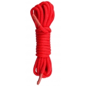 Красная веревка для связывания Nylon Rope - 5 м. - Easy toys - купить с доставкой в Оренбурге