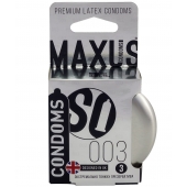 Экстремально тонкие презервативы в железном кейсе MAXUS Extreme Thin - 3 шт. - Maxus - купить с доставкой в Оренбурге