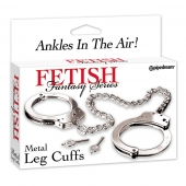 Металлические наручники Metal Leg Cuffs - Pipedream - купить с доставкой в Оренбурге
