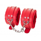 Красные оковы Anonymo из искусственной кожи - ToyFa - купить с доставкой в Оренбурге