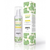 Разогревающее массажное масло Gourmet Spearmint Organic с органическими ингредиентами - 50 мл. - Exsens - купить с доставкой в Оренбурге