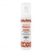 Разогревающее массажное масло Gourmet White Peach Organic с органическими ингредиентами - 50 мл. - Exsens - купить с доставкой в Оренбурге