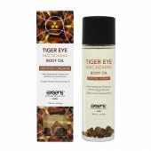 Органическое массажное масло TIGER EYE MACADAMIA - 100 мл. - Exsens - купить с доставкой в Оренбурге