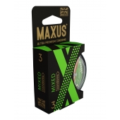 Презервативы в пластиковом кейсе MAXUS AIR Mixed - 3 шт. - Maxus - купить с доставкой в Оренбурге