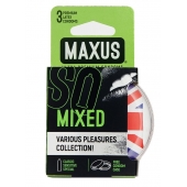 Презервативы в пластиковом кейсе MAXUS AIR Mixed - 3 шт. - Maxus - купить с доставкой в Оренбурге