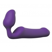 Фиолетовый безремневой страпон Queens L - Adrien Lastic - купить с доставкой в Оренбурге