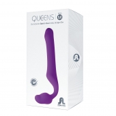 Лиловый безремневой страпон Queens M - Adrien Lastic - купить с доставкой в Оренбурге