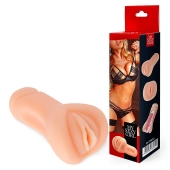 Телесный реалистичный мастурбатор в виде вагины - Bior toys - в Оренбурге купить с доставкой