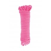 Розовая веревка для связывания Sweet Caress Rope - 10 метров - Sweet Caress - купить с доставкой в Оренбурге