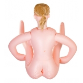 Надувная секс-кукла с реалистичной головой и поднятыми ножками - ToyFa - в Оренбурге купить с доставкой