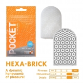 Карманный мастурбатор HEXA-BRICK - Tenga - в Оренбурге купить с доставкой