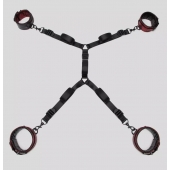 Изысканный набор фиксаций на кровати Reversible Under Mattress Restraint Set - Fifty Shades of Grey - купить с доставкой в Оренбурге