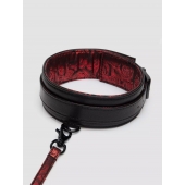 Стильный ошейник с поводком Reversible Faux Leather Collar and Lead - Fifty Shades of Grey - купить с доставкой в Оренбурге