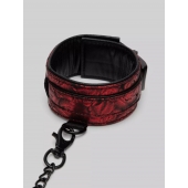 Красно-черные оковы Reversible Faux Leather Ankle Cuffs - Fifty Shades of Grey - купить с доставкой в Оренбурге