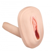 Мастурбатор-вагина с вибрацией и выносным пультом управления REALSTUFF SMOOTH   BALD - Dream Toys - в Оренбурге купить с доставкой