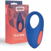 Синее эрекционное кольцо RRRING First Date Cock Ring - FeelzToys - в Оренбурге купить с доставкой