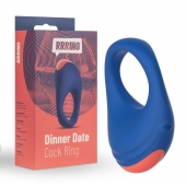 Синее эрекционное кольцо RRRING Dinner Date Cock Ring - FeelzToys - в Оренбурге купить с доставкой