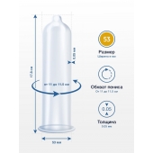 Презервативы MY.SIZE размер 53 - 3 шт. - My.Size - купить с доставкой в Оренбурге