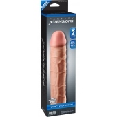Телесная насадка Fantasy X-tensions Perfect 2  Extension - 20,3 см. - Pipedream - в Оренбурге купить с доставкой