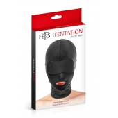 Сплошная маска на голову с прорезью для рта - Fetish Tentation - купить с доставкой в Оренбурге