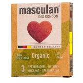 Экологически чистые презервативы Masculan Organic - 3 шт. - Masculan - купить с доставкой в Оренбурге