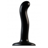 Черный фаллоимитатор-насадка Strap-On-Me P G spot Dildo size S - 16,4 см. - Strap-on-me - купить с доставкой в Оренбурге