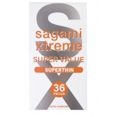 Ультратонкие презервативы Sagami Xtreme Superthin - 36 шт. - Sagami - купить с доставкой в Оренбурге