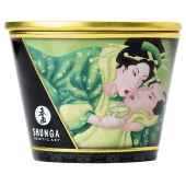 Массажная свеча Exotic Green Tea с ароматом зелёного чая - 170 мл. - Shunga - купить с доставкой в Оренбурге