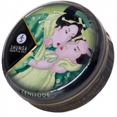 Массажная свеча Exotic Green Tea с ароматом зелёного чая - 30 мл. - Shunga - купить с доставкой в Оренбурге