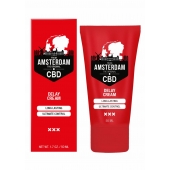 Крем-пролонгатор CBD from Amsterdam Delay Cream - 50 мл. - Shots Media BV - купить с доставкой в Оренбурге