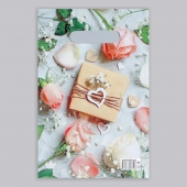 Полиэтиленовый пакет  Подарочек  с вырубной усиленной ручкой - 20 х 30 см. - Сима-Ленд - купить с доставкой в Оренбурге