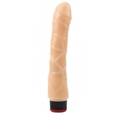 Телесный вибратор 9 Vibrating Dildo NO.2 - 22 см. - CNT