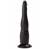 Чёрный анальный фаллоимитатор на подошве-присоске - 18,5 см. - LOVETOY (А-Полимер)