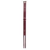 Бордовый ремень Halo Waist Belt - размер L-XL - Shots Media BV - купить с доставкой в Оренбурге