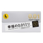 Презервативы Sagami Original 0.02 L-size увеличенного размера - 5 шт. - Sagami - купить с доставкой в Оренбурге