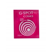 Стимулирующий интимный крем для женщин Cosmo G-spot - 2 гр. - Биоритм - купить с доставкой в Оренбурге