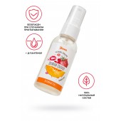 Съедобная гель-смазка Yovee «Двойной соблазн» с Д-пантенолом и вкусом клубники и дыни - 50 мл. - ToyFa - купить с доставкой в Оренбурге