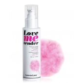 Съедобное согревающее массажное масло Love Me Tender Cotton Candy с ароматом сладкой ваты - 100 мл. - Love to Love - купить с доставкой в Оренбурге