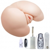 Вибрирующий мастурбатор-попка с ротацией и пультом управления - Baile - в Оренбурге купить с доставкой