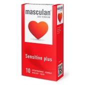 Презервативы Masculan Sensitive plus - 10 шт. - Masculan - купить с доставкой в Оренбурге