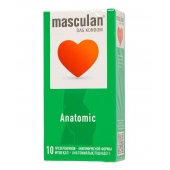 Презервативы анатомической формы Masculan Anatomic - 10 шт. - Masculan - купить с доставкой в Оренбурге