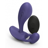 Темно-синий вибромассажер Witty P G Vibrator with Remote Control - Love to Love - в Оренбурге купить с доставкой