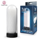 Оригинальный мастурбатор в колбе с нагревом - Sex Expert - в Оренбурге купить с доставкой